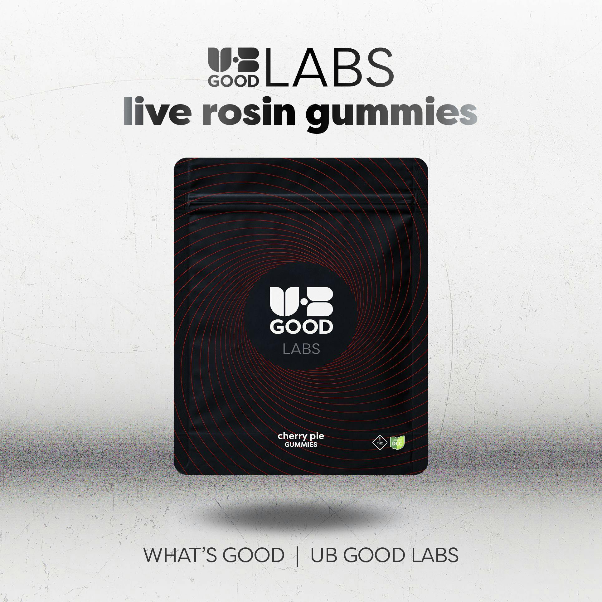 UB GOOD - Cherry Pie Hash Rosin Gummies - 10ct