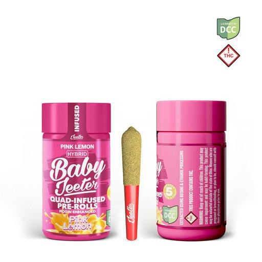 Jeeter - Pink Lemon SSU Baby Quad Infused Pre-Roll - 5 Pack - 2.5g