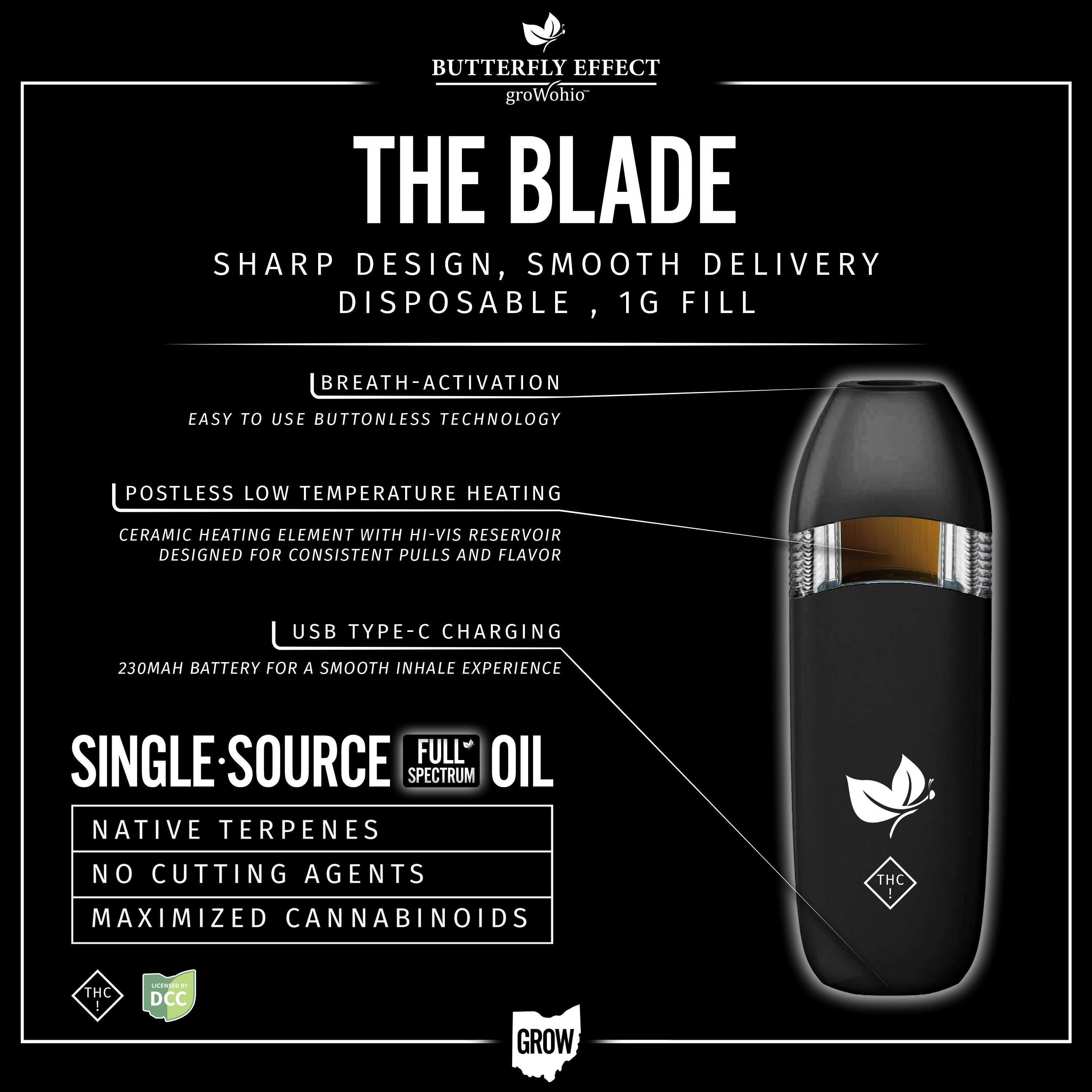 Butterfly Effect - SC Blade Disposable - 1g
