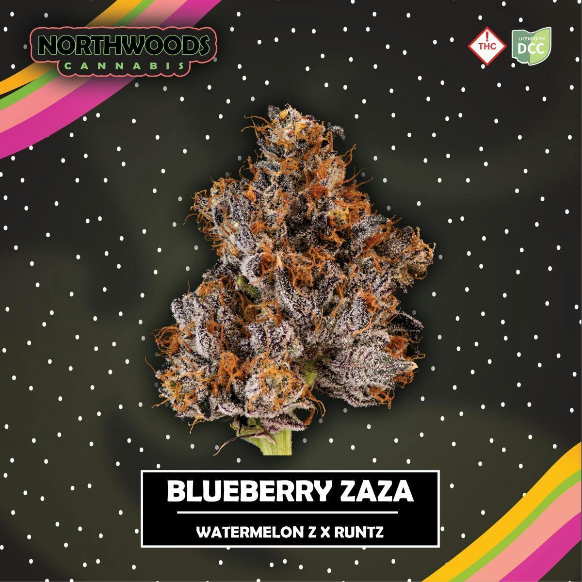 Northwoods Cannabis - Blueberry Zaza - 1