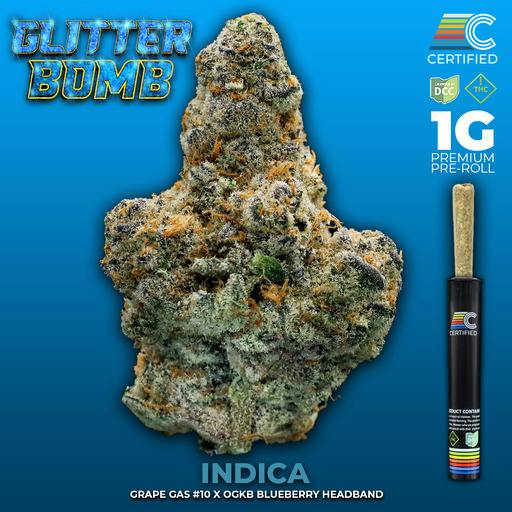 Certified Cultivators - Glitter Bomb SSU Flower Pre-Roll