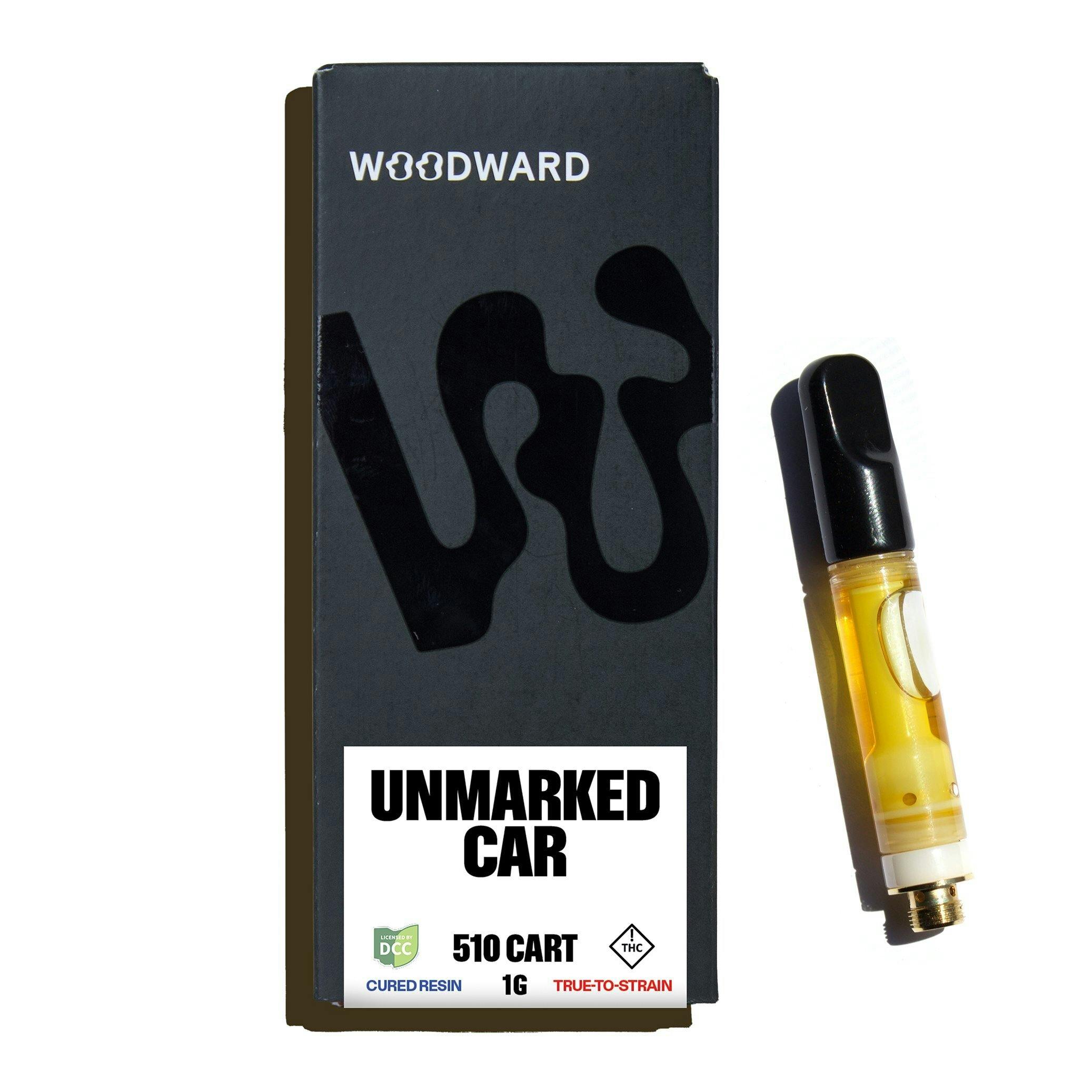 Woodward - Unmarked Car TTS Cured Resin Cart - 1g
