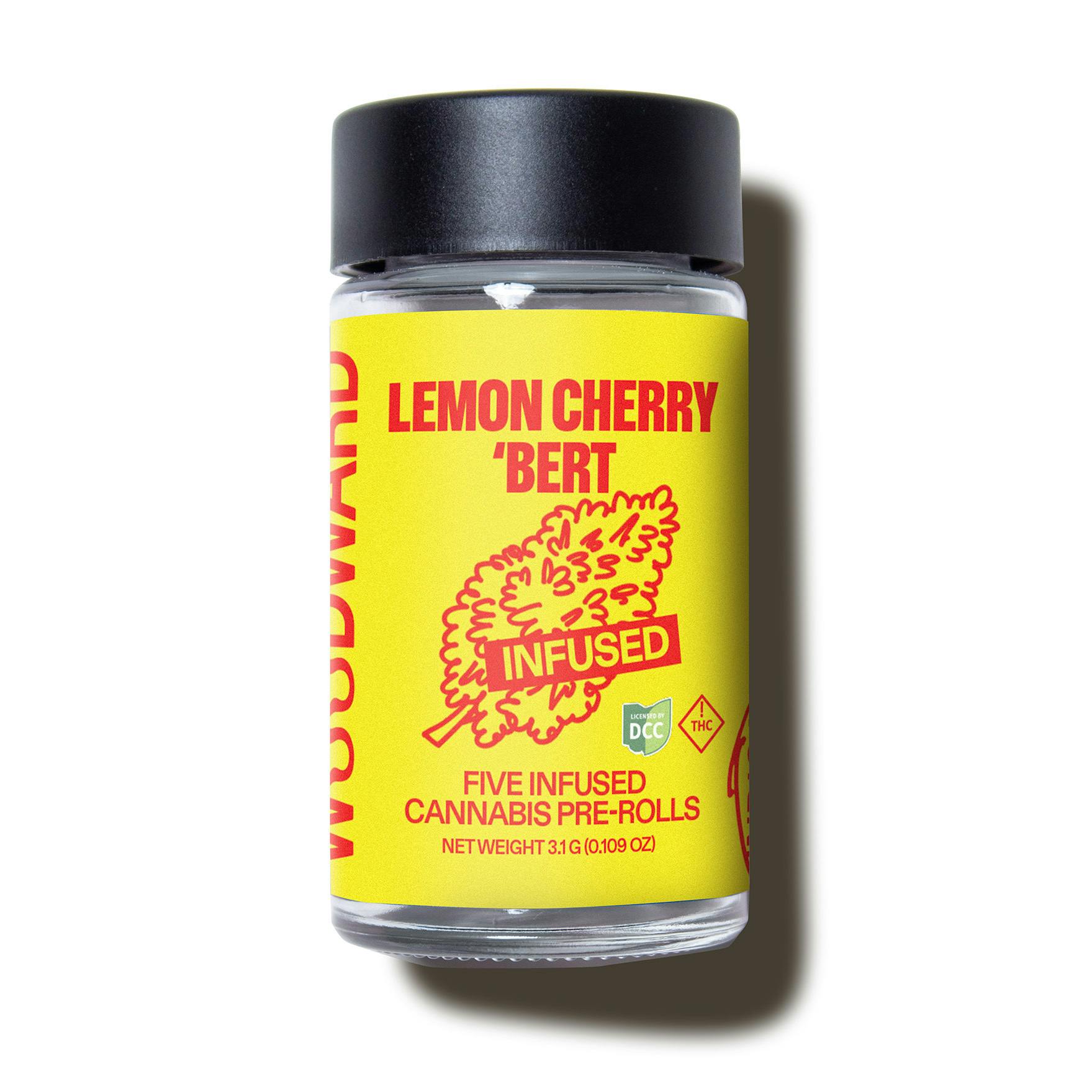 Woodward - Lemon Cherry 'Bert SSU Infused Pre-Roll - 5 Pack - 3.1g - 1,