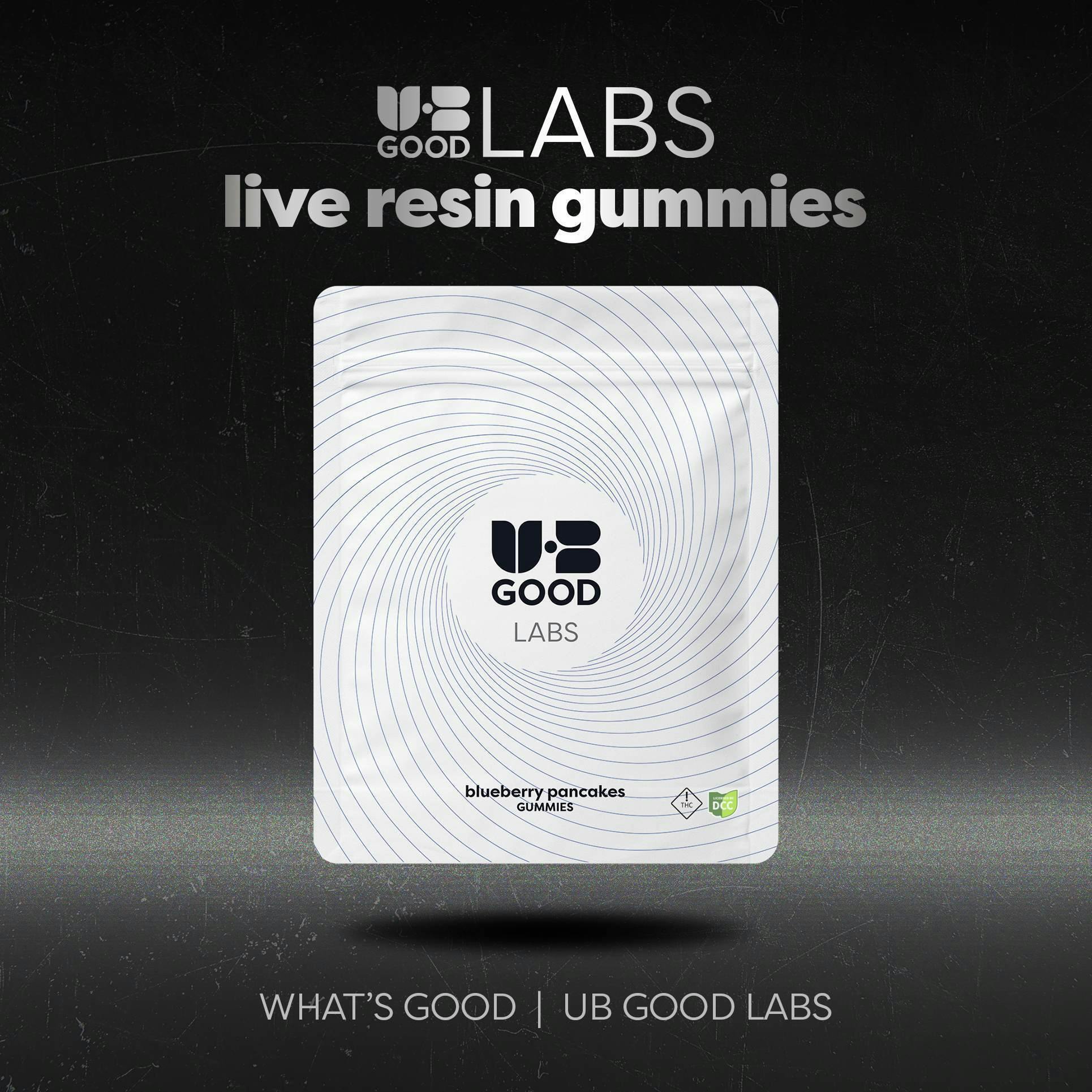 UB GOOD - Blueberry Pancakes Live Resin Gummies - 10ct