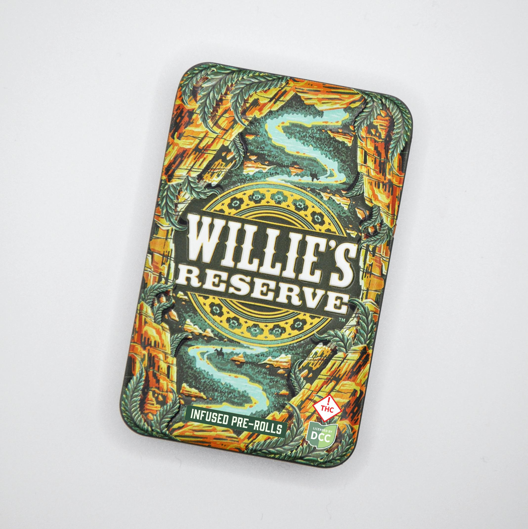 Willie's Reserve - Granddaddy Purple SSU Infused Pre-Roll - 5 Pack - 2.5g