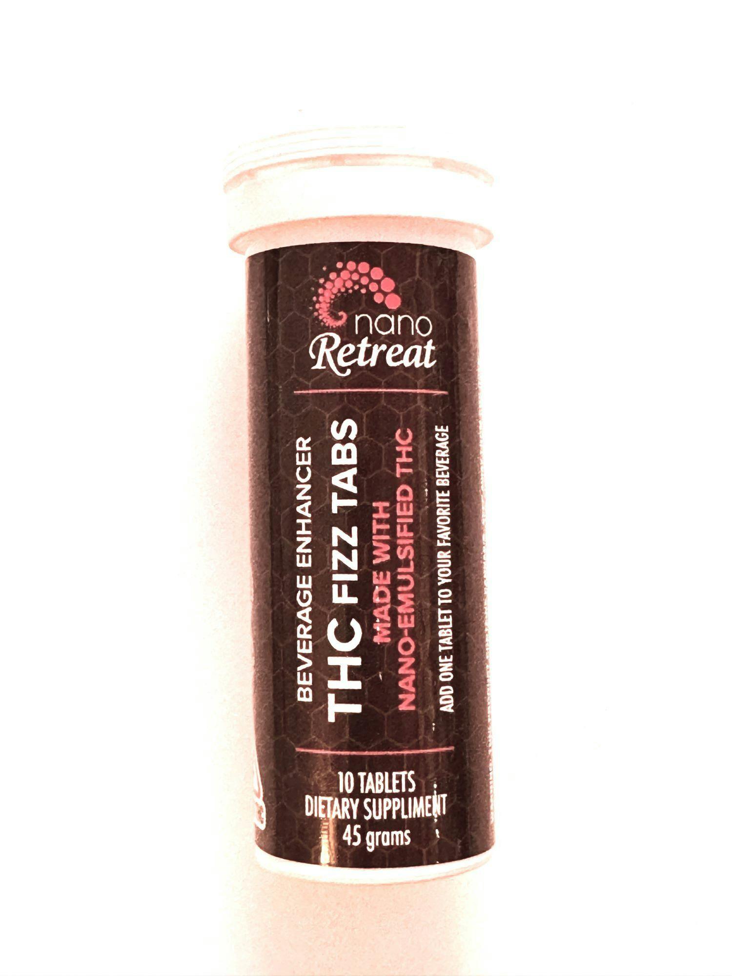 NanoRetreat - THC Fizz Tabs - 10pk/50mg/500mg