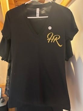 High Rollers - Black V Neck Tee Shirt