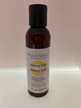 ReLeaf Ratios - Lotion - 250mgCBD/250mgCBG