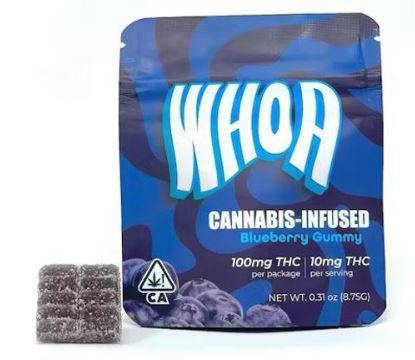 WHOA - THC GUMMY - BLUEBERRY SINGLE - 100MG