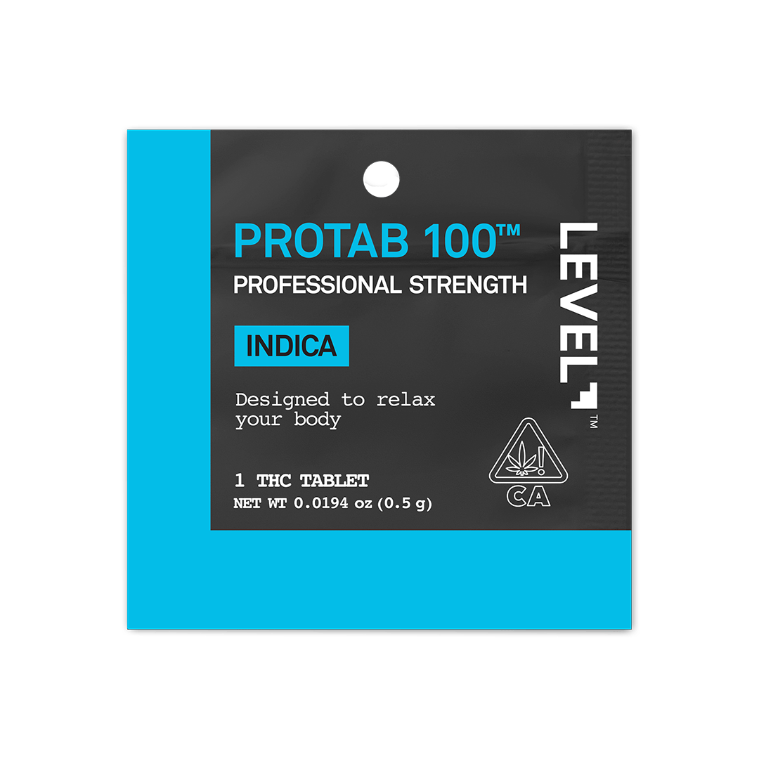 KB - LEVEL - THC CAPSULE - PROTAB INDICA 1 PIECE - 100MG