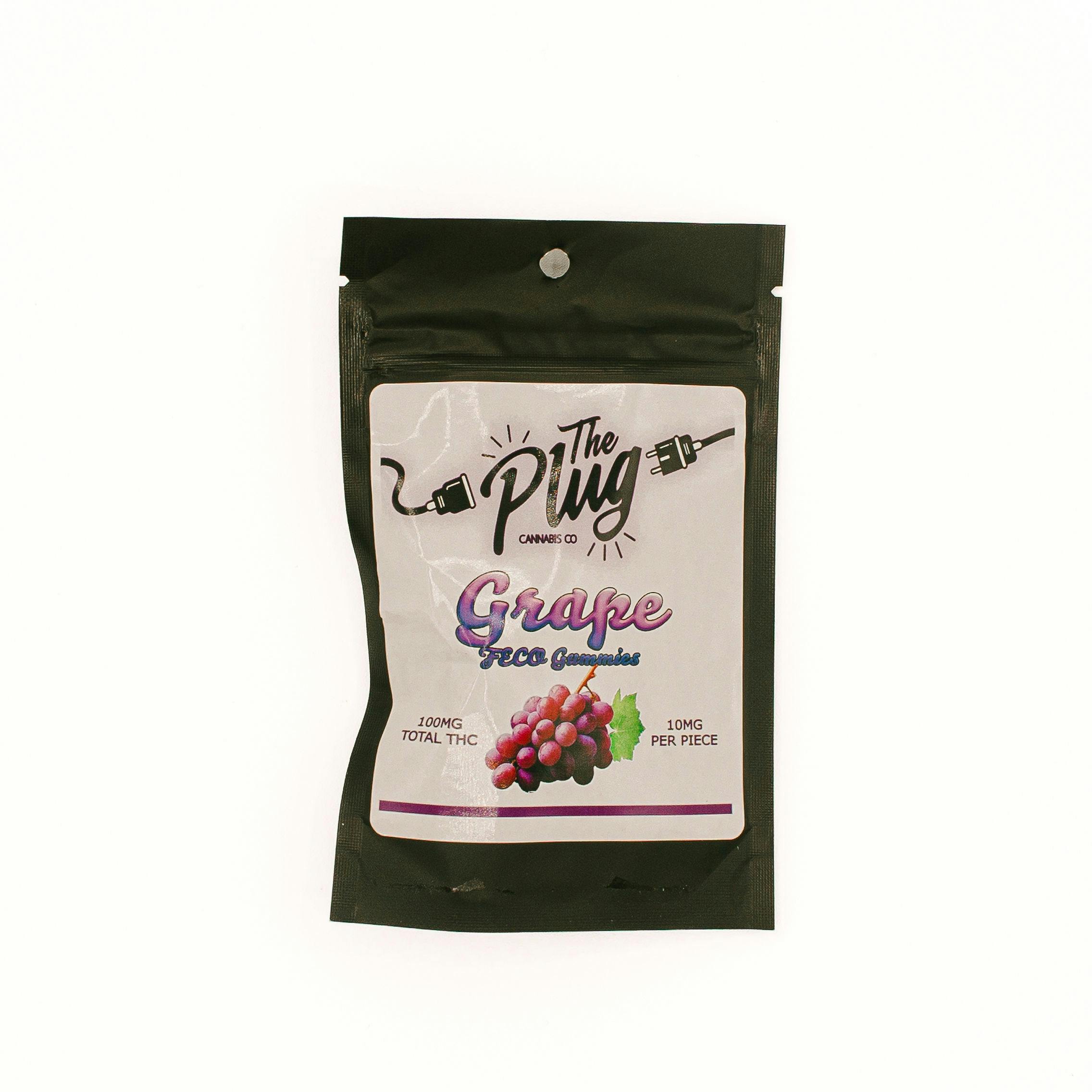 The Plug - 100mg Feco Gummies - grape