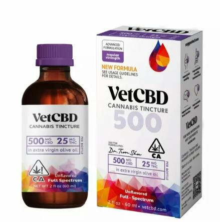 10:1 CBD Tincture [2oz] (500mg CBD/25mg THC) | VETCBD - Tincture