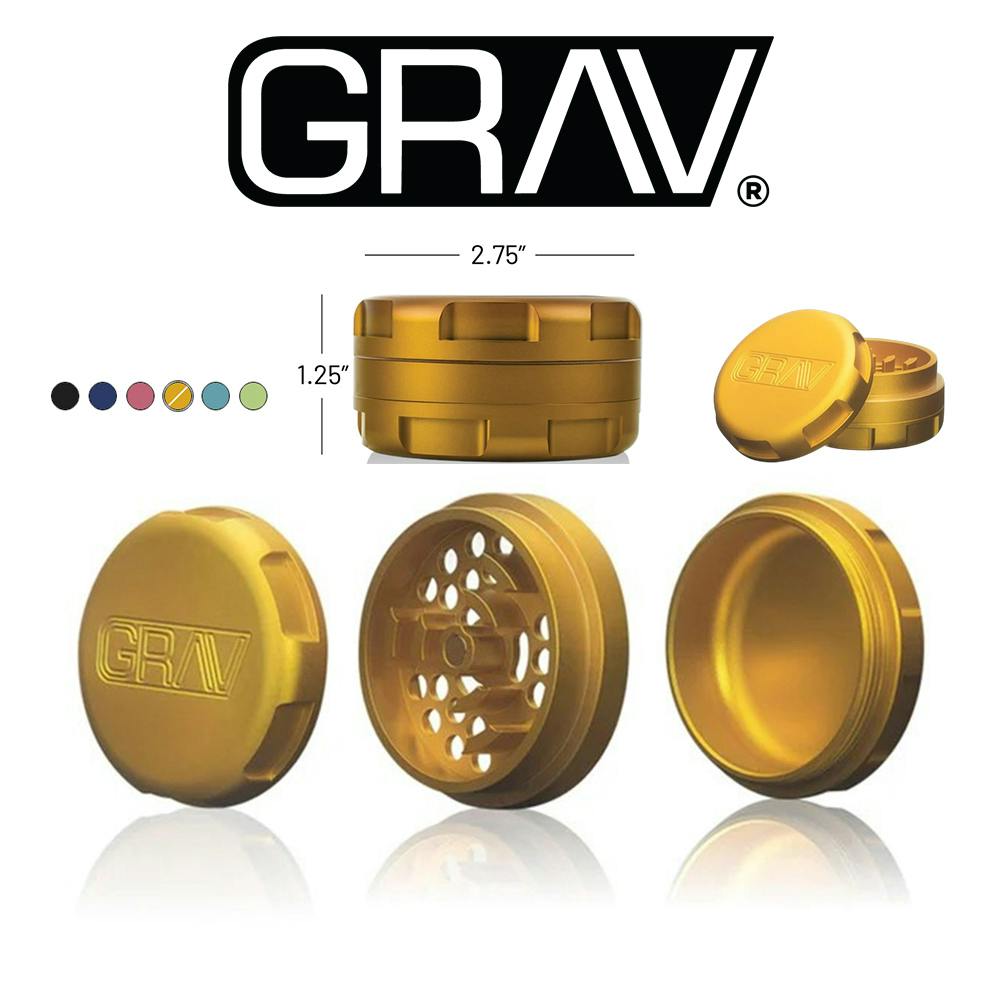 GRAV - 3 Piece Grinder | GRAV - Smoking Accessories