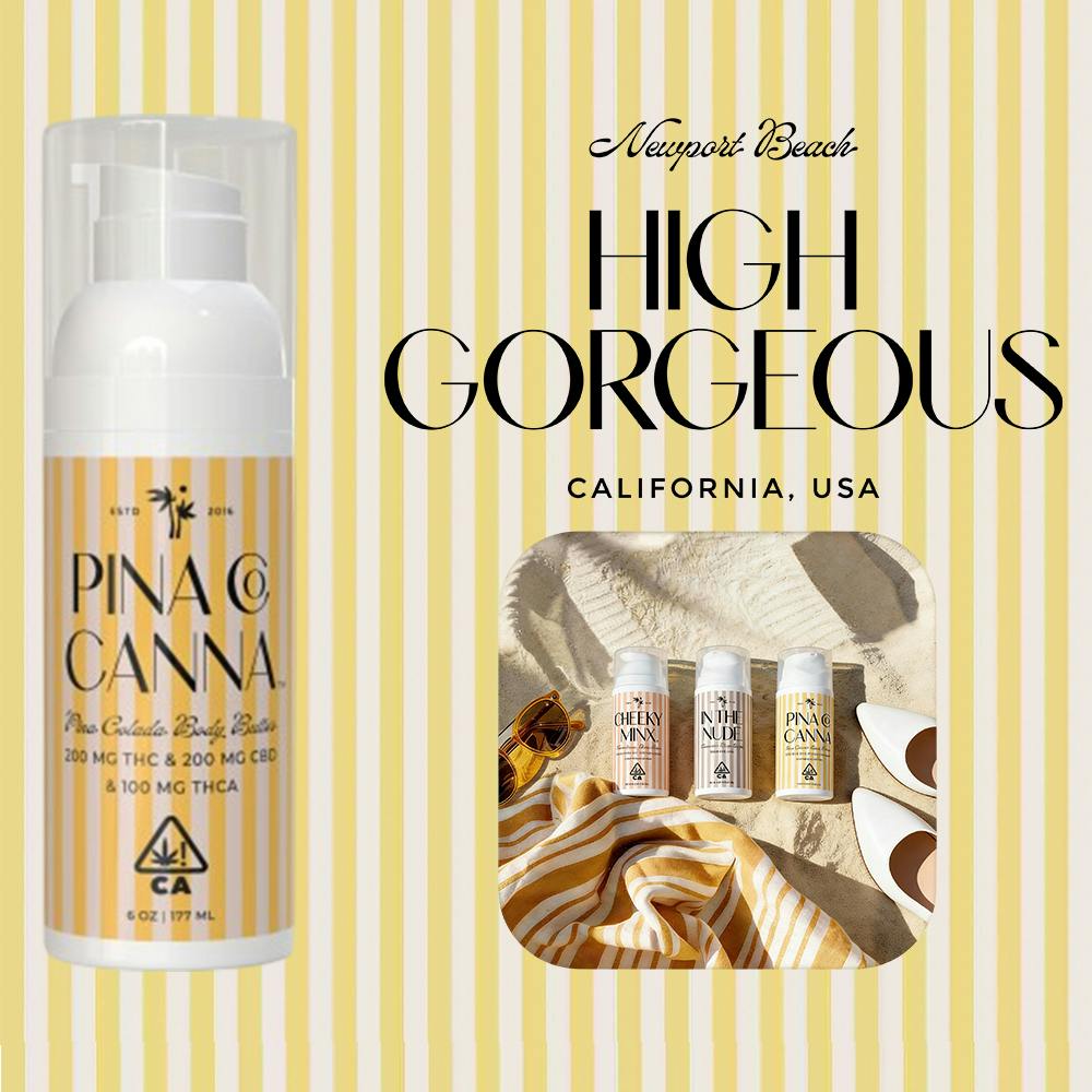 Skin Care Lotion - Pina-Co-Canna [3.4oz] (200mg THC/200mg CBD/100mg THCa) | High Gorgeous - Body ...