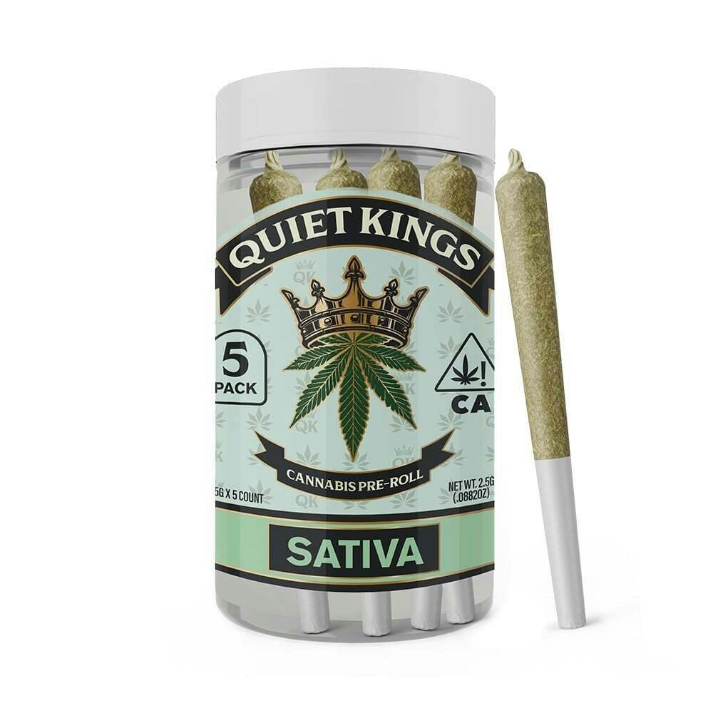 Blue Haze [.5g] | Quiet Kings - 5 Pack Pre Rolls