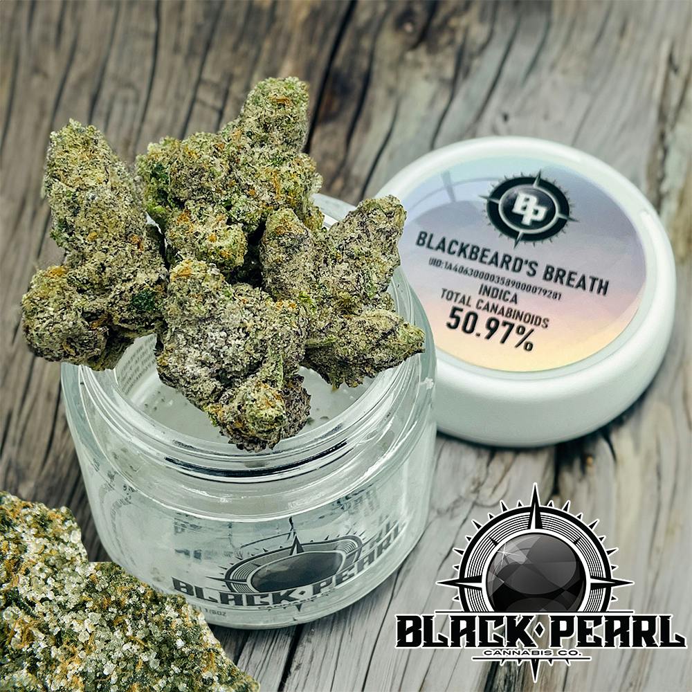 Blackbeard's Breath | Black Pearl - Diamond Coated Flower