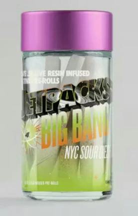 JETPACKS | BIG BANG | NYC SOUR DIESEL | INFUSED PRE-ROLLS | 5PK(2.5G)