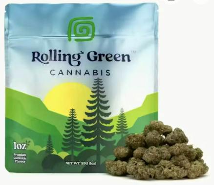 ROLLING GREEN | FLOWER | PINK CERTZ | 28G