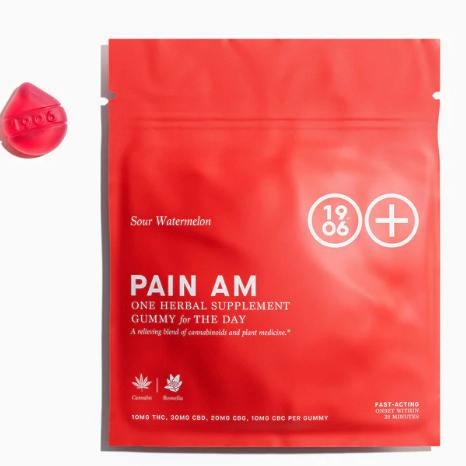 1906 | RELIEF AM | PLANT BASED GUMMIES | 4PK 100MG