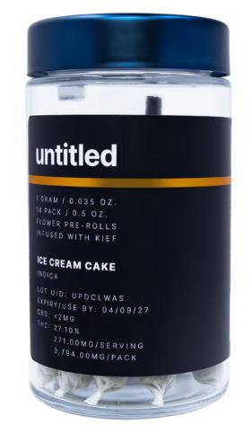 UNTITLED | PRE-ROLLS | ICE CREAM CAKE | 14PK (14G)
