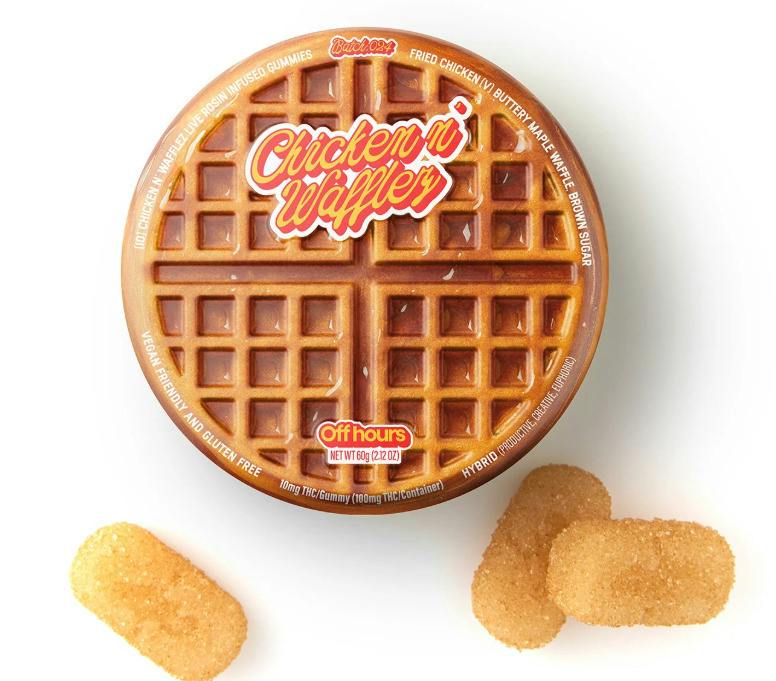 OFF HOURS | LIVE ROSIN GUMMIES | #024 CHICKEN n WAFFLES | 100MG