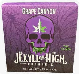 JEKYLL AND HIGH | FLOWER | GRAPE CANYON | 3.5G