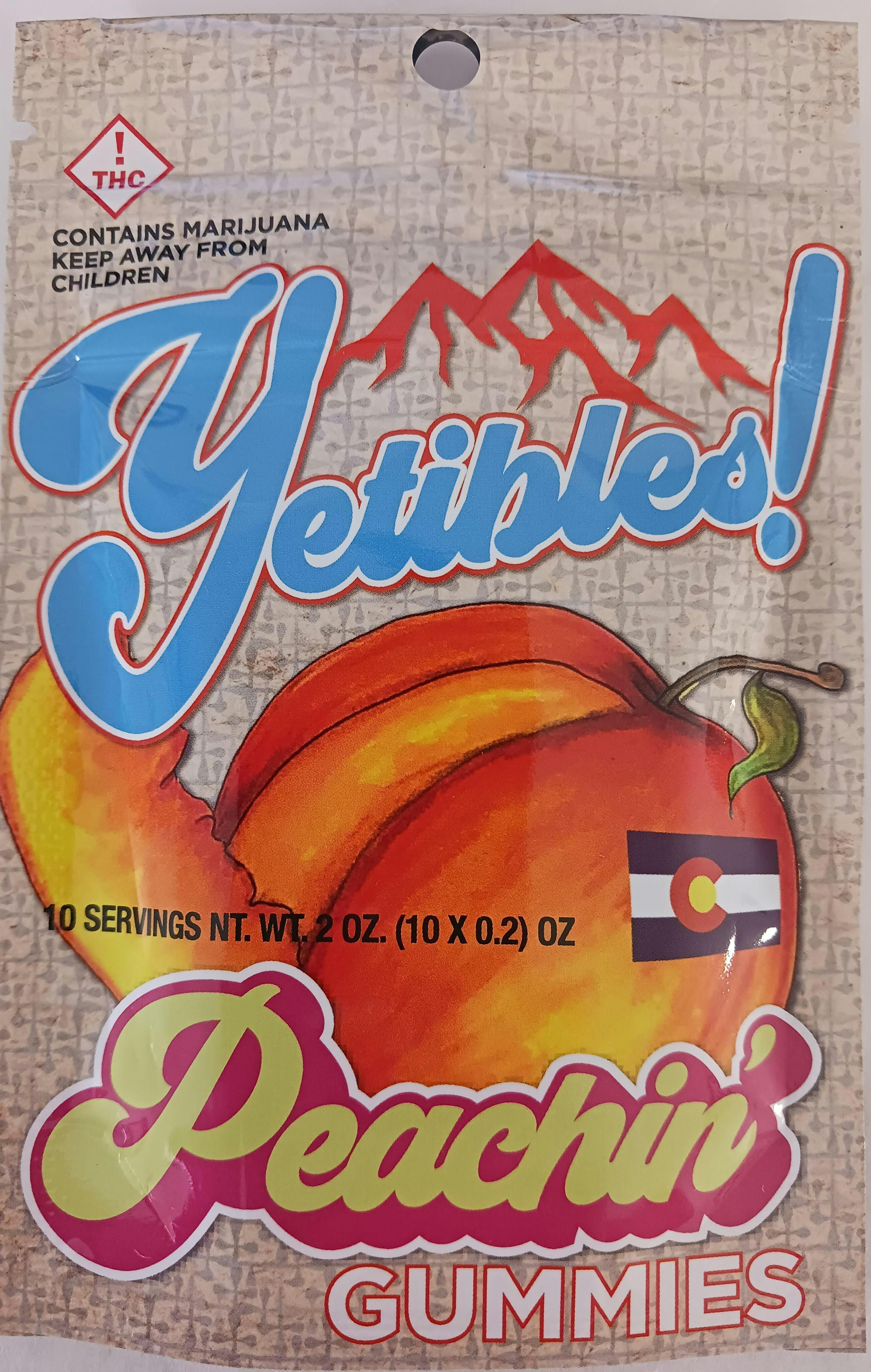 YETIBLES GUMMIES 1000MG PEACHIN' | MED