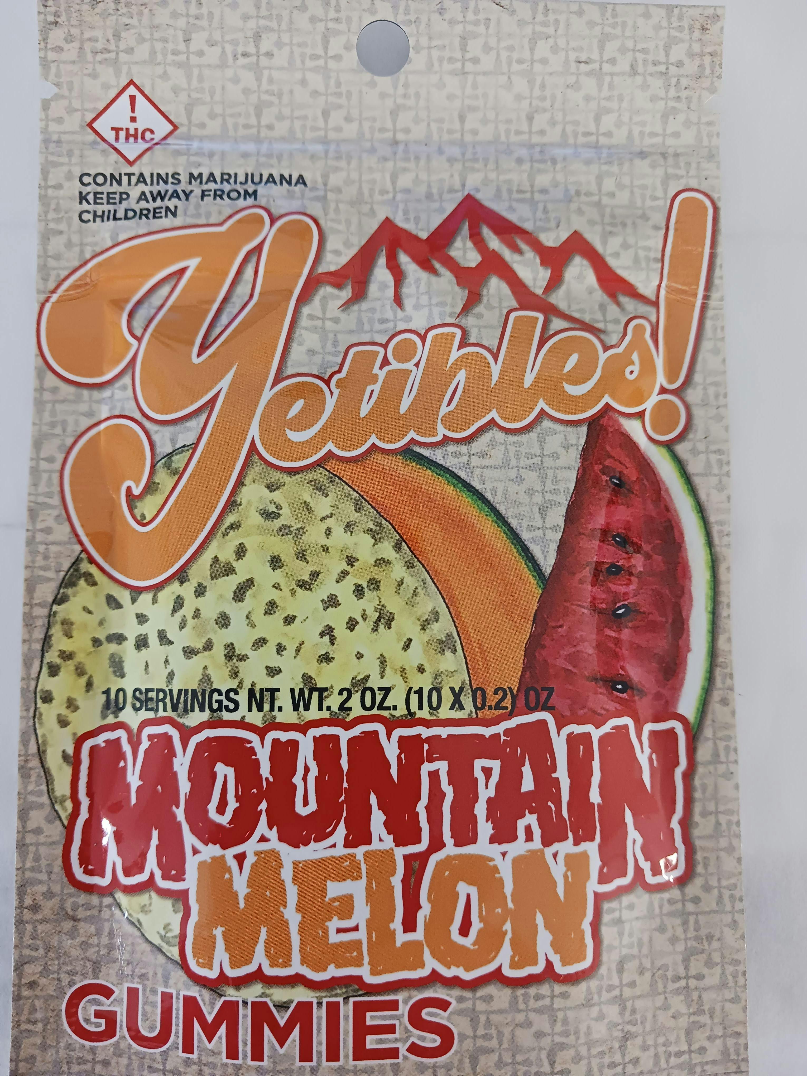 YETIBLES GUMMIES 1000MG MOUNTAIN MELON | MED