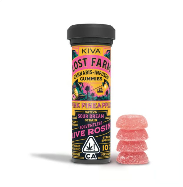 Lost Farm — Lost Farm Gummies Pink Pineapple Sour Dream 100mg