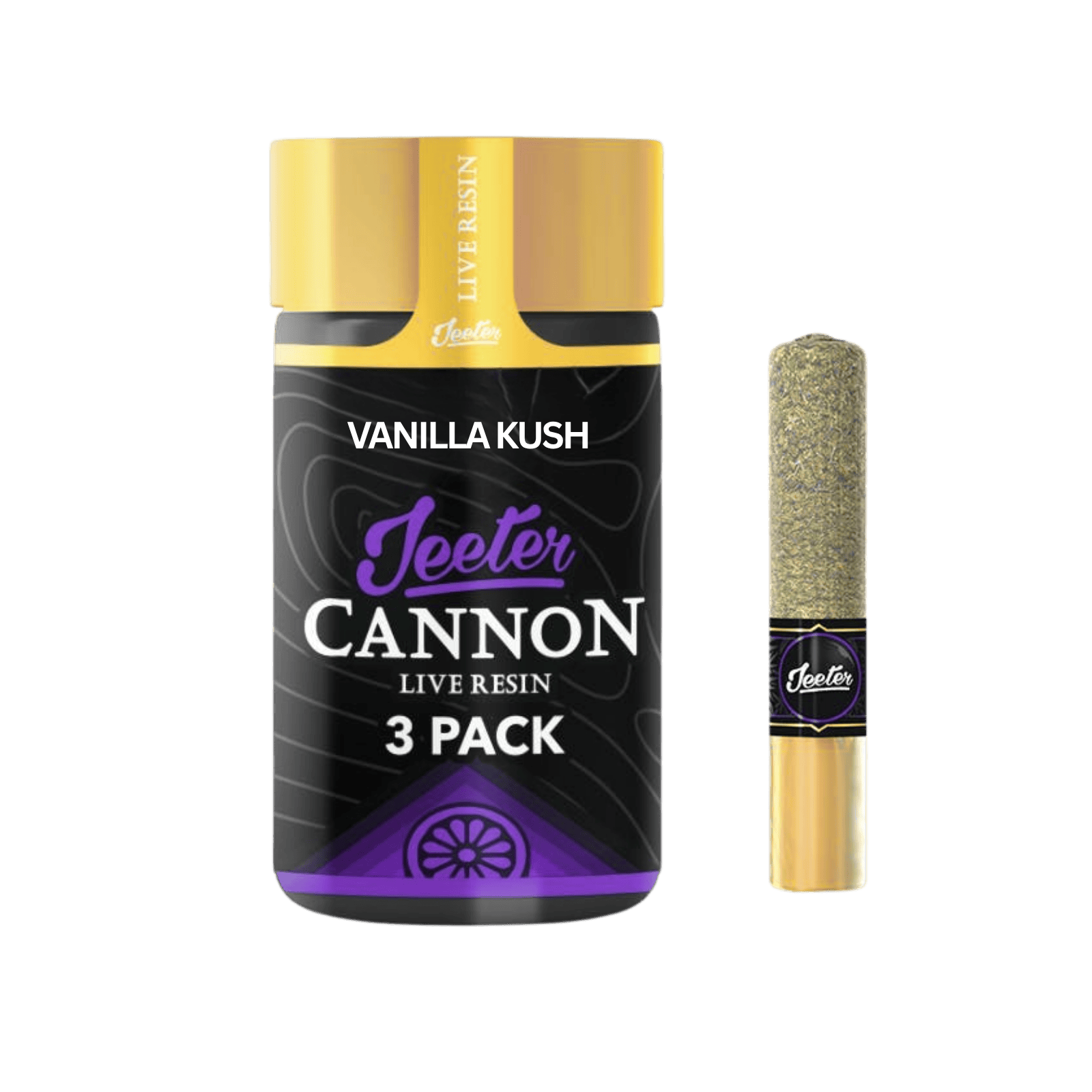 Jeeter | .5G Resin Infused 3 Pack Baby Cannons | Vanilla Kush