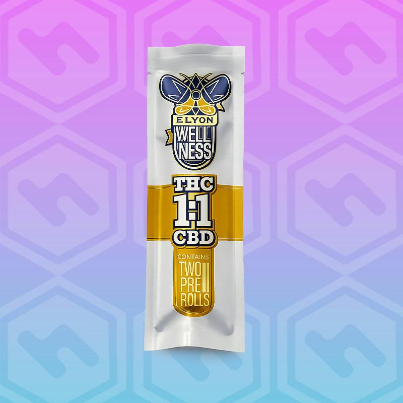 Focus | 1:1 THC:THCv | Infused Pre-Roll 2 Pack at HoneyStash Dispensary