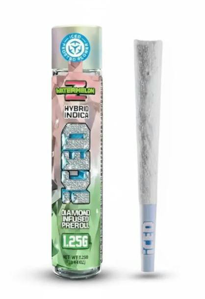 KB - ICED - INFUSED PREROLL - WATERMELON Z - 1.25G
