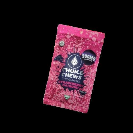 200mg Strawberry Daiquiri Indica Gummies - Choice Chews