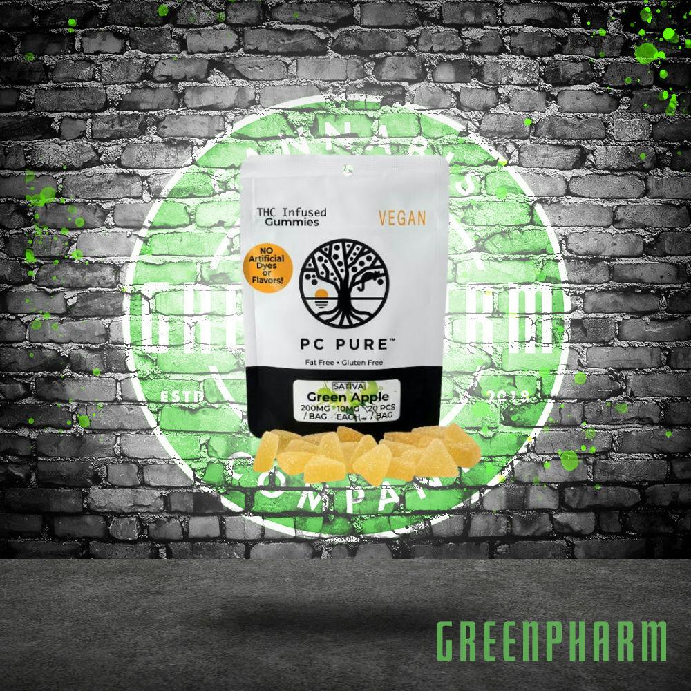 PC Pure Green Apple Gummies