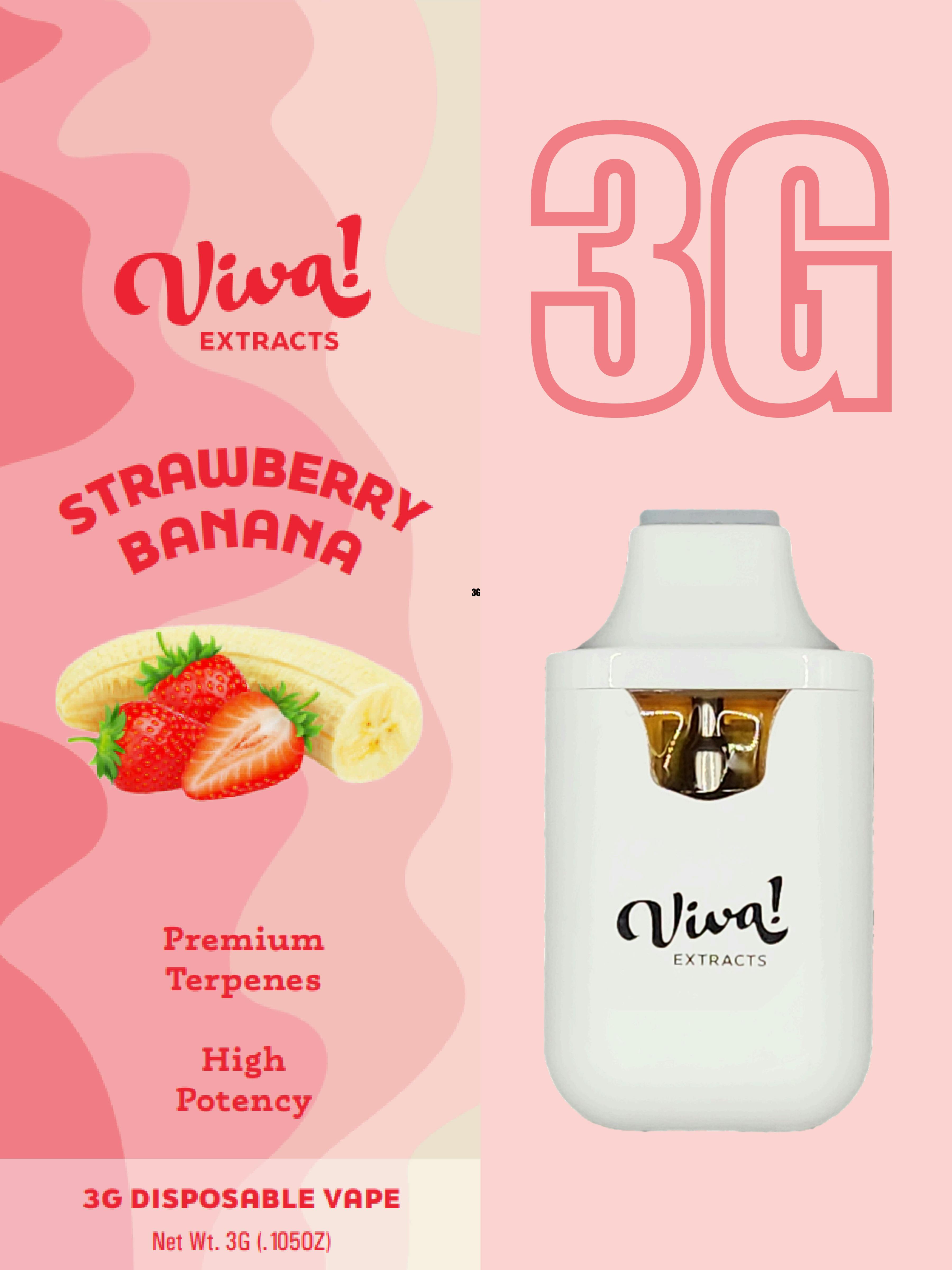 Viva | 3G Disposable | Strawberry Banana