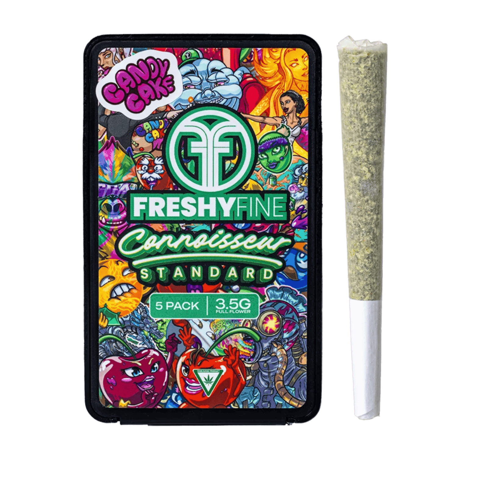 Freshy Fine | .7G Pre-Rolls 5 Pack | Candy Cake