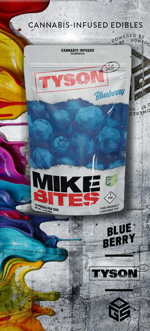 Mike Bites | Blueberry 10 | 110mg Gummies
