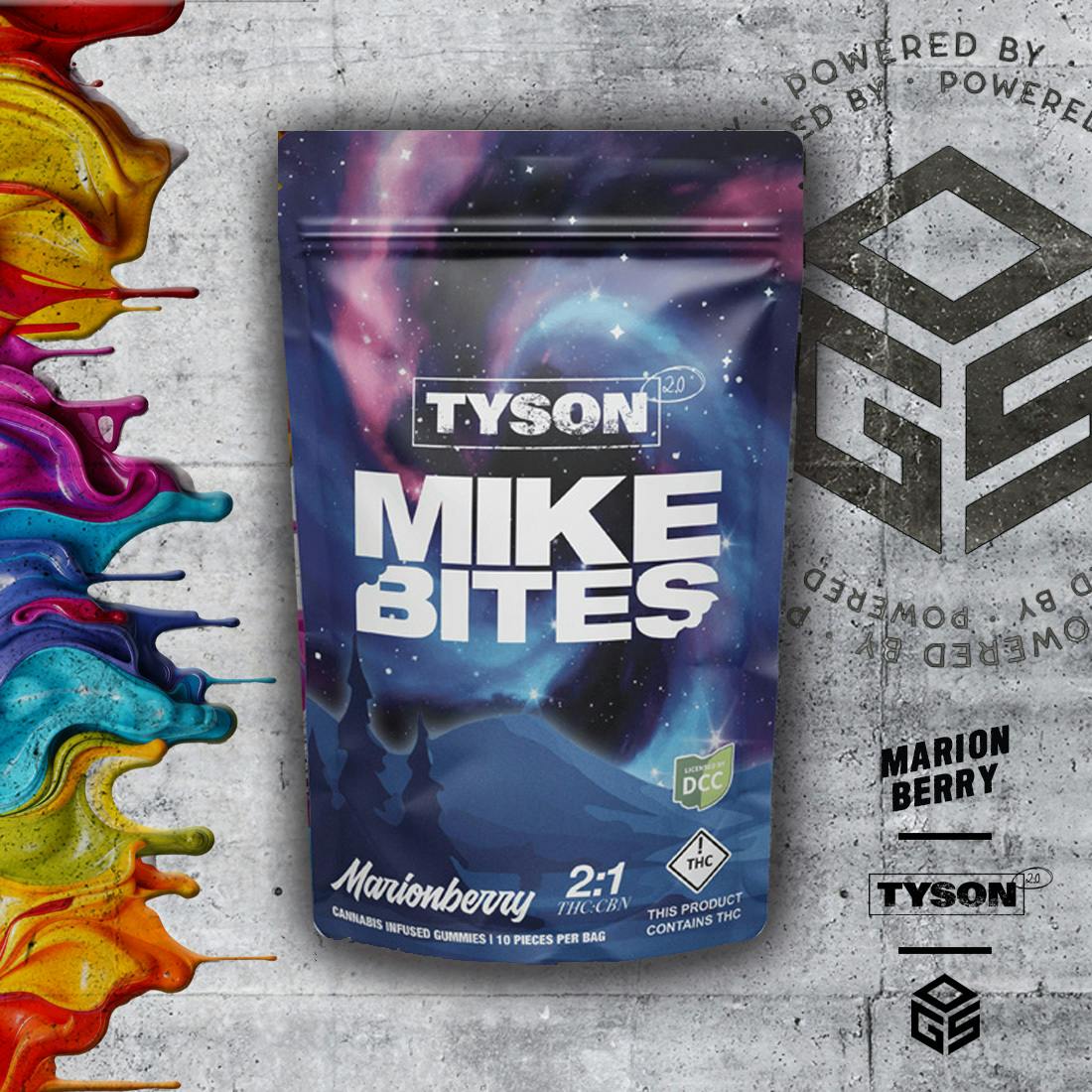 MarionBerry Mike Bites 2:1 CBN | 110mg | 10pk