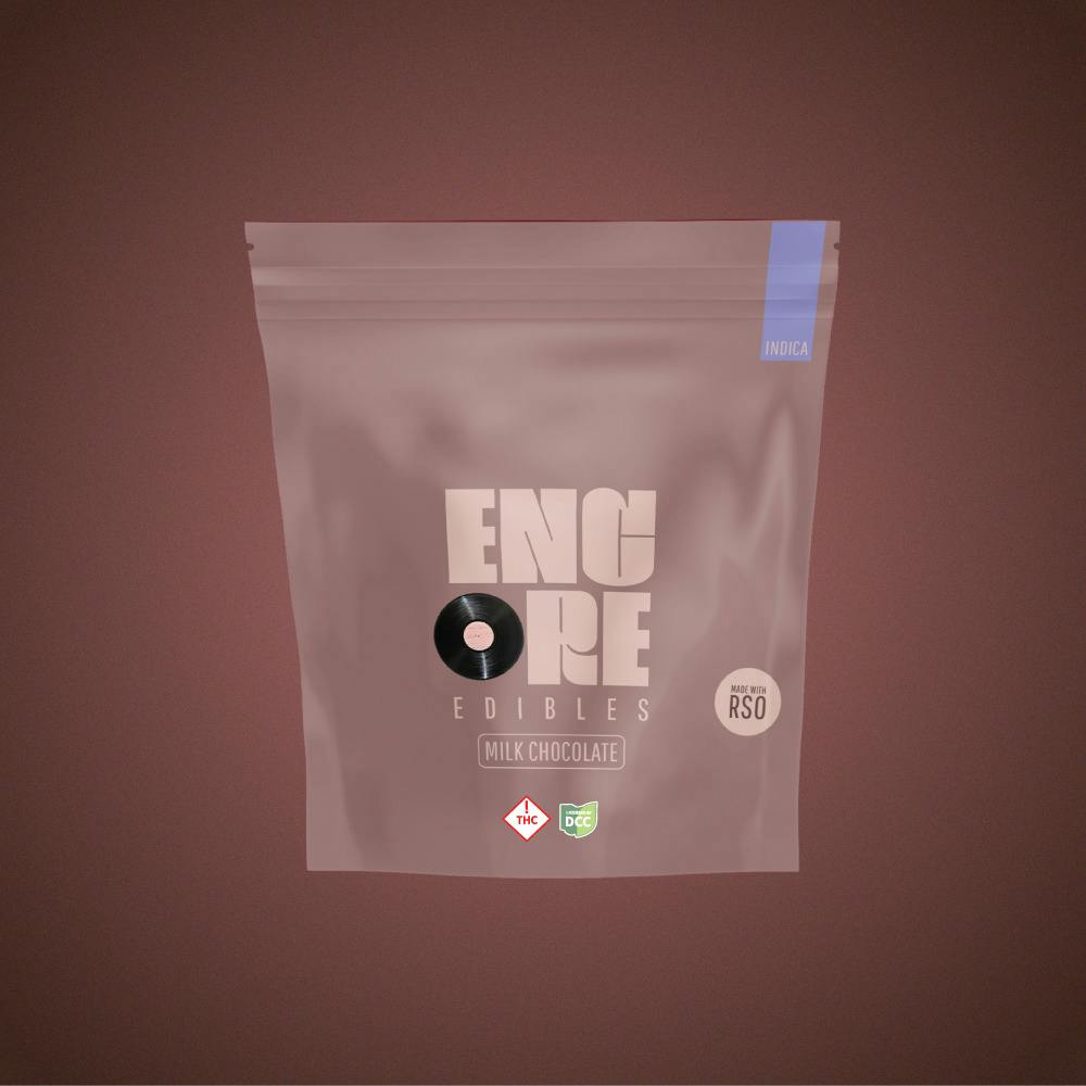 Encore Edibles - 100MG Chocolate 10PK - RSO Milk Chocolate Indica [I]