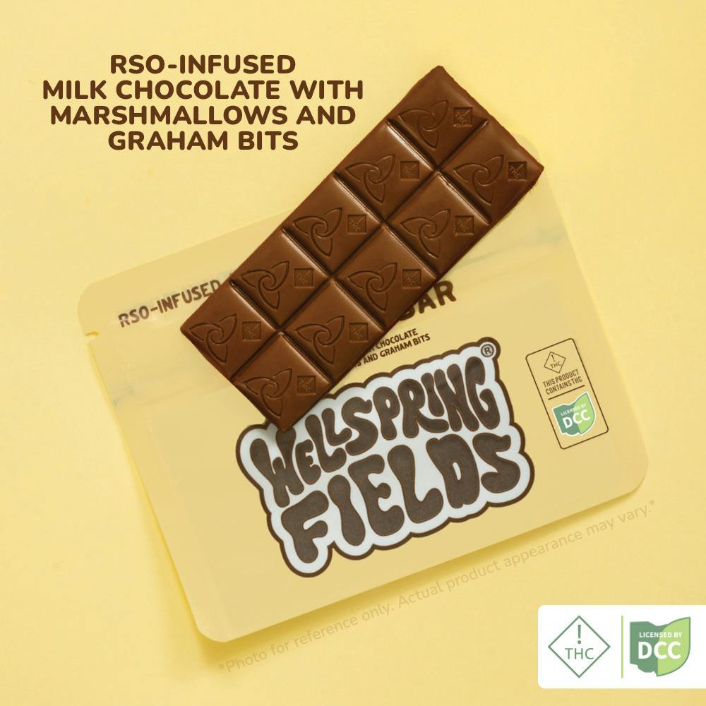 RSO Campfire Bar | Wellsprings Field | 100mg | Hybrid