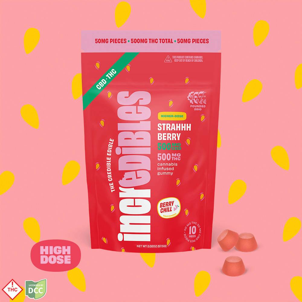 Strahhhberry 1:1 THC: CBD High Dose | 500mg | Hybrid