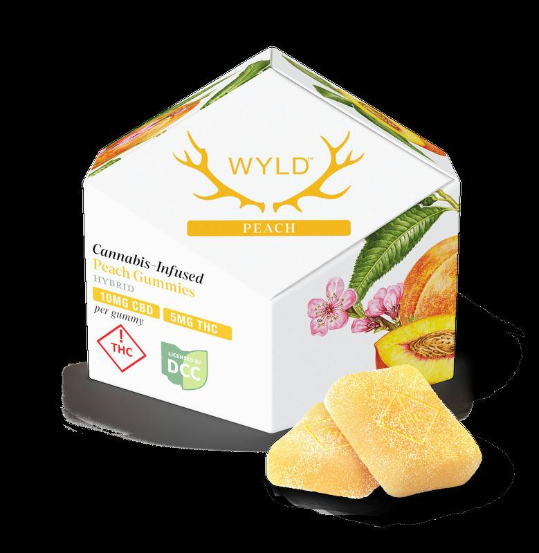 Peach 2:1 CBD Gummy | 50mg | 10pk | Hybrid