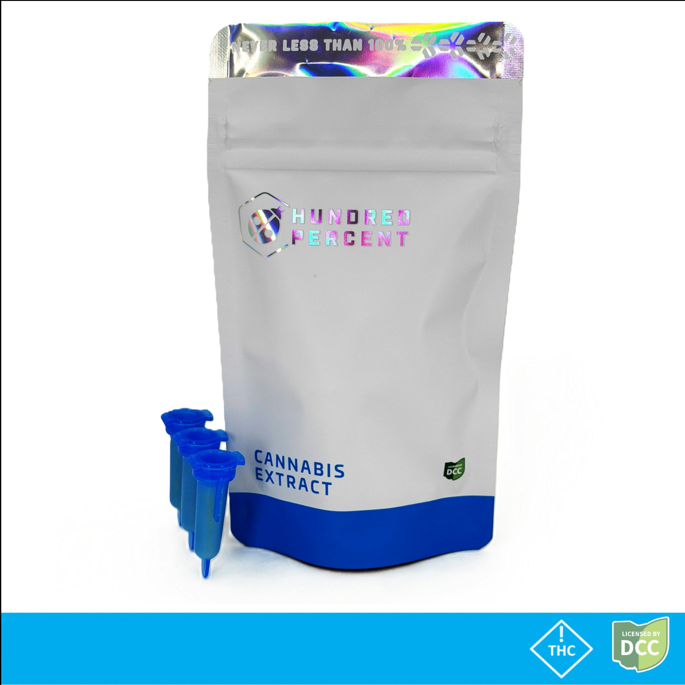 Hundred Precent Labs - 110MG 4THC:1CBD:CBG:CBN 5PK - Suppositories