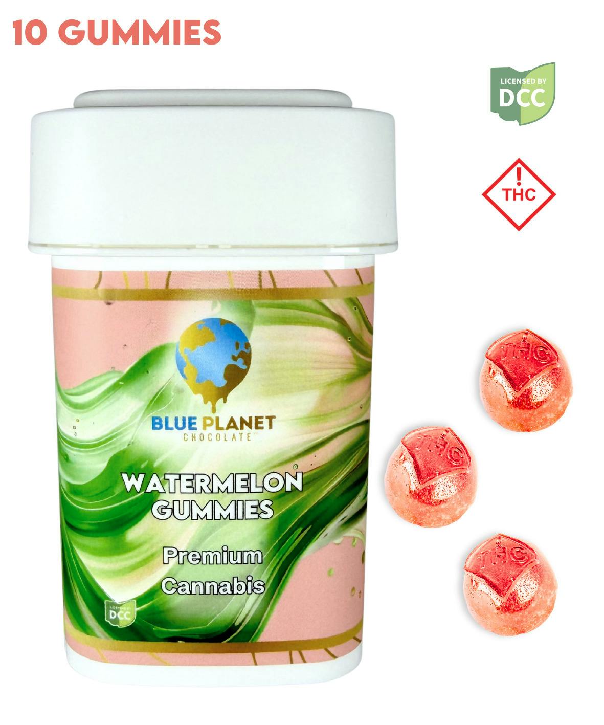 Watermelon Gummies | 100mg | 10pk | Hybrid