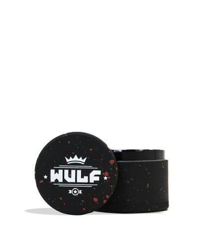 Wulf- 4PC Spatter Grinder 65MM- Black & Red