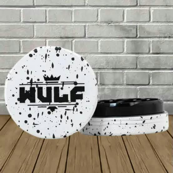 Wulf- 4PC Spatter Grinder 65MM- White & Black