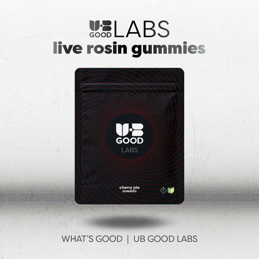 UB GOOD LABS - 100MG Hash Rosin Gummies 10 PK - Cherry Pie [ I ]