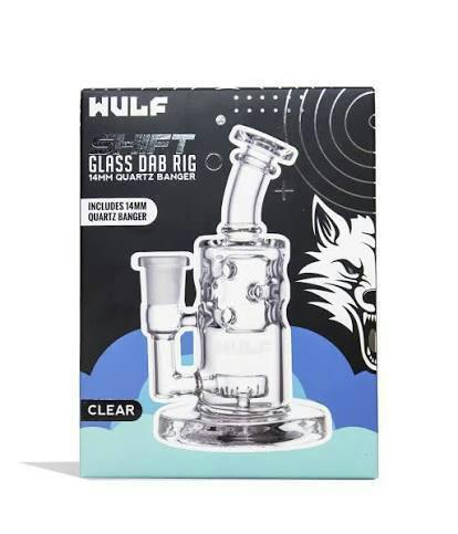 Wulf - Glass 14MM Quartz Dab Rig- Clear