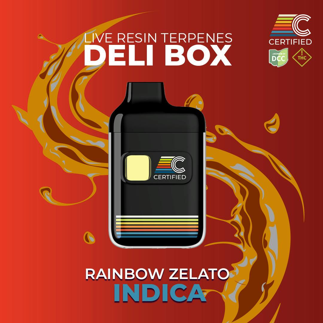 Rainbow Zelato Deli Box