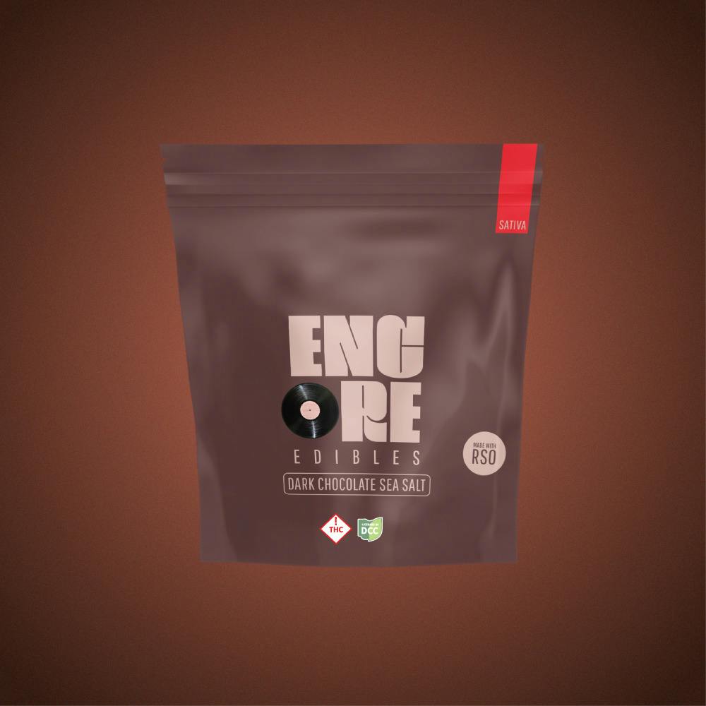 Encore Edibles - 100MG Chocolate 10PK - RSO Dark Chocolate Sativa [S]